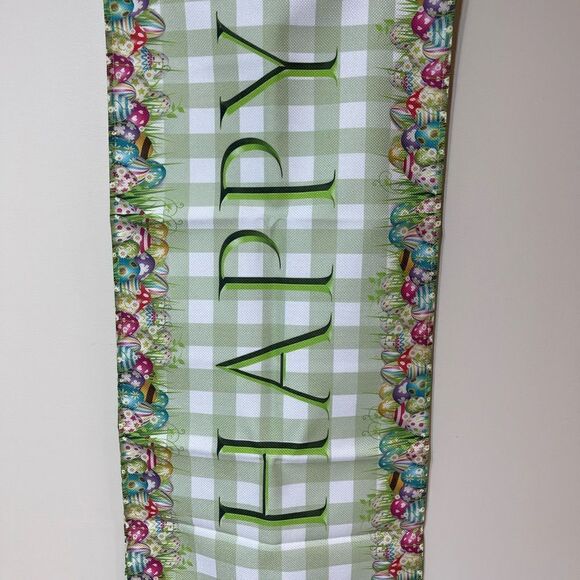 Easter Table Runner Vintage Farm Truck NWT - Picture 8 of 16